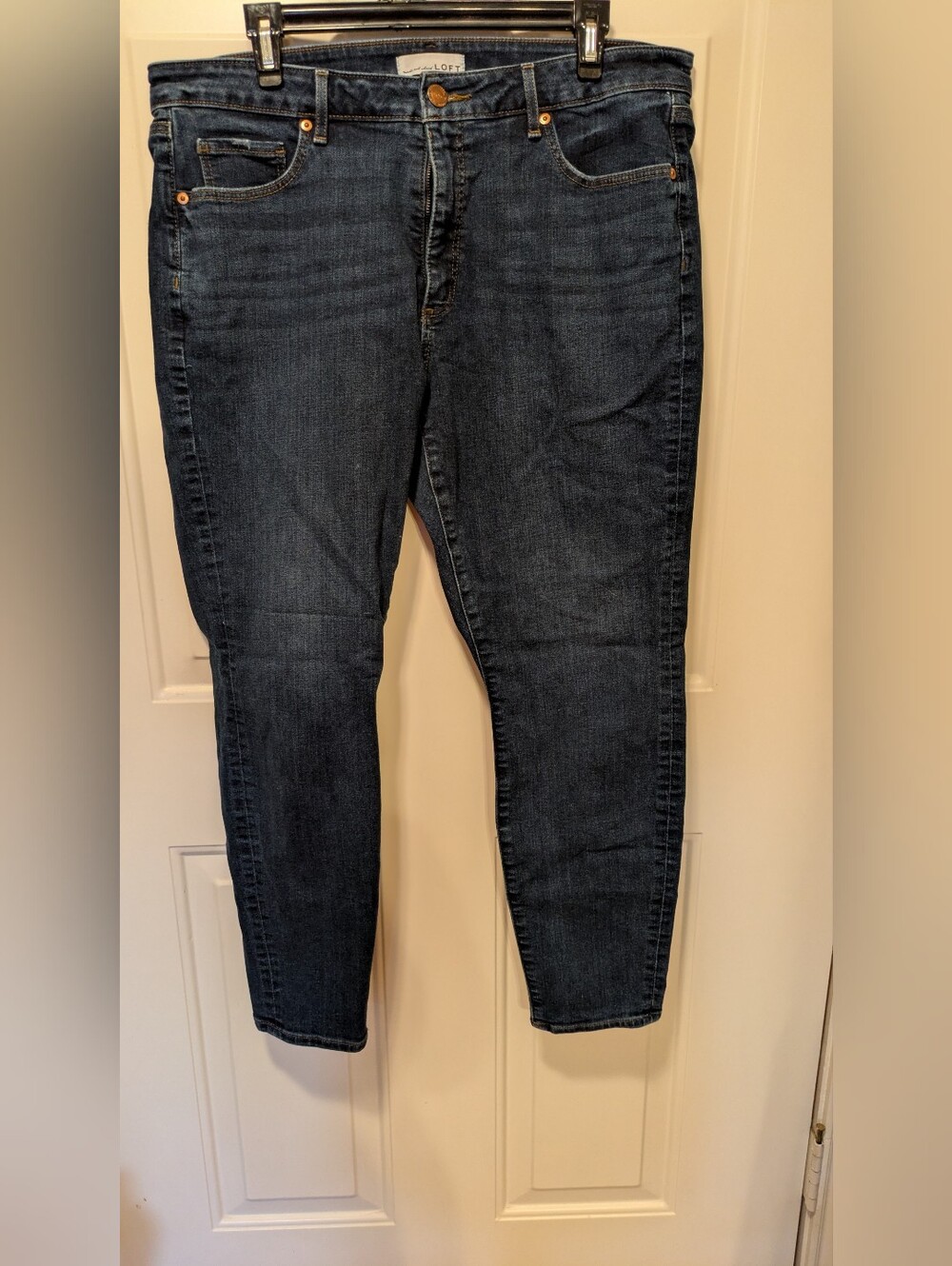 LOFT Indigo Stretch Skinny Jeans